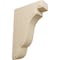 Ekena Millwork 1 3/4"W x 5"D x 7 1/2"H Bedford Wood Bracket, Rubberwood BKTW02X05X08BERW - alternate 1
